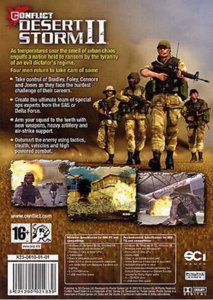 Conflict: Desert Storm II - PC video game collectible [Barcode 8022253001889] - Main Image 2