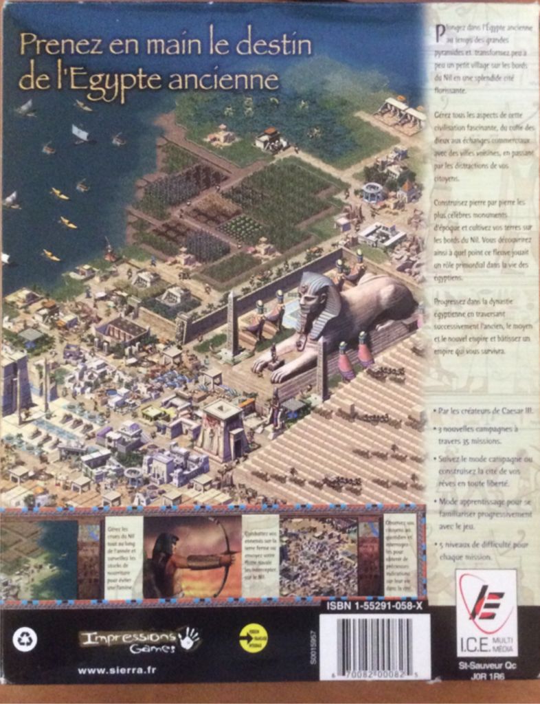 Pharaon - PC video game collectible [Barcode 670082000825] - Main Image 2