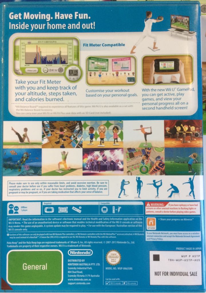 Wii Fit U - Nintendo Wii U (1) video game collectible [Barcode 018113991245] - Main Image 2