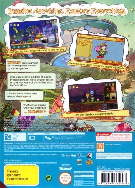 Scribblenauts Unlimited - Nintendo Wii U video game collectible [Barcode 045496331429] - Main Image 2