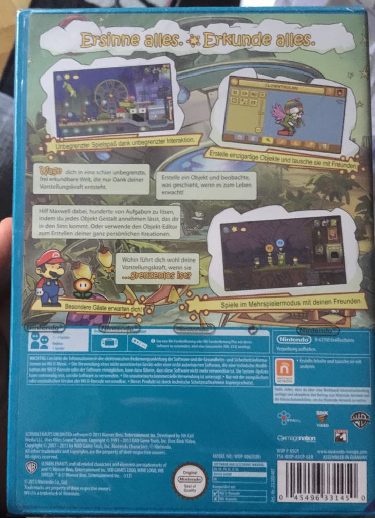 Scribblenauts Unlimited - Nintendo Wii U (WB Games) video game collectible [Barcode 045496331450] - Main Image 2