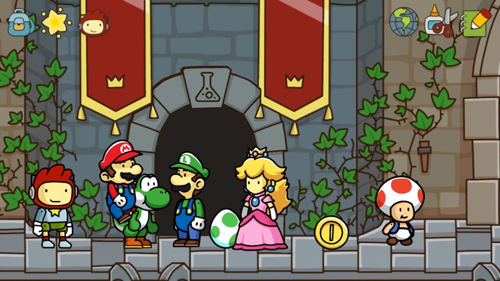 Scribblenauts Unlimited - Nintendo 3DS (WB Games) video game collectible [Barcode 883929172139] - Main Image 3