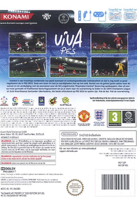 Pro Evolution Soccer 2013 - Nintendo Wii video game collectible - Main Image 2