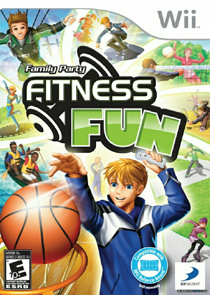 Family Party: Fitness Fun - Nintendo Wii video game collectible - Main Image 1