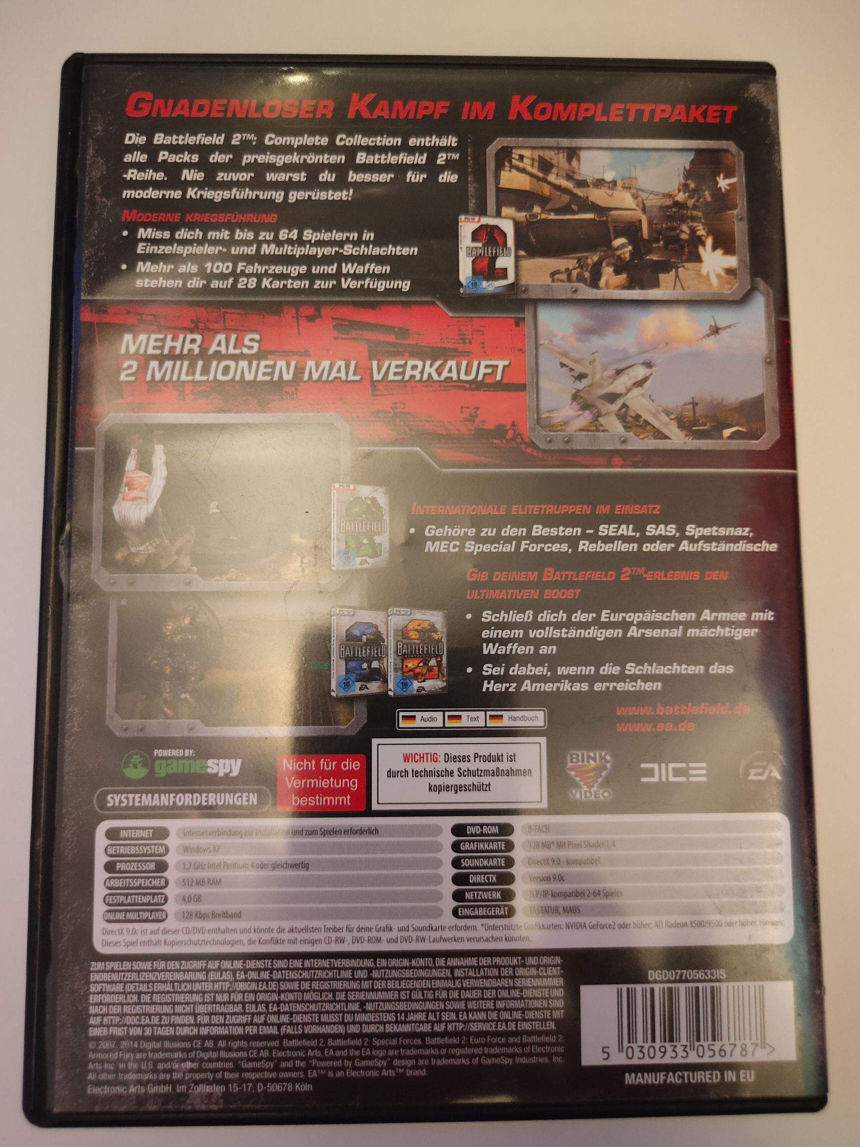 Battlefield 2 Complete Collection - PC video game collectible [Barcode 5030933056787] - Main Image 2