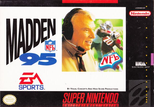 Madden 95 - Nintendo Super Nintendo Entertainment System (SNES) video game collectible - Main Image 1