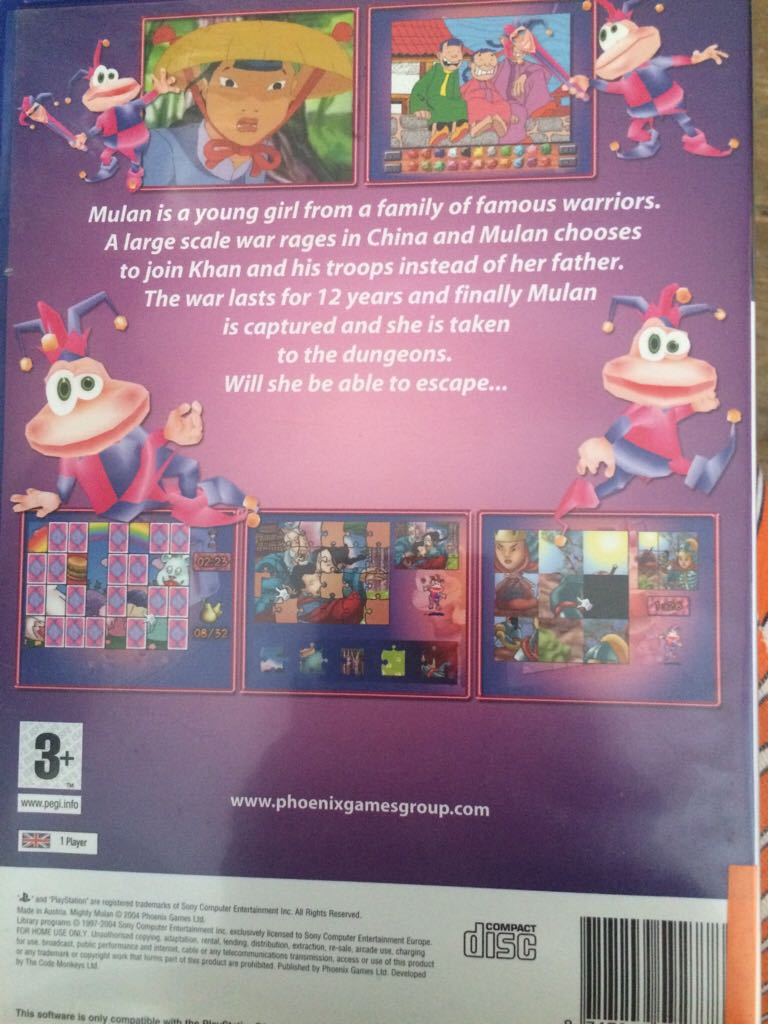 Mighty Mulan - Sony PlayStation 2 (PS2) video game collectible - Main Image 2