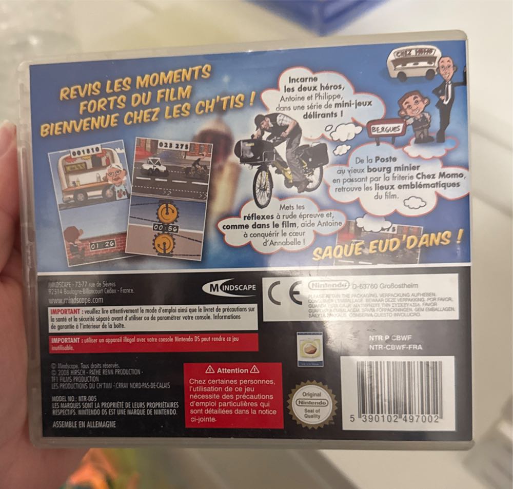 bienvenue chez les ch’it - Nintendo DS (3D Publisher) video game collectible [Barcode 5390102497002] - Main Image 2
