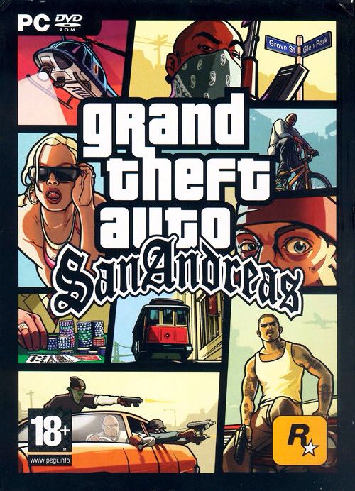 Grand Theft Auto - San Andreas - PC (Rockstar Games) video game collectible - Main Image 1