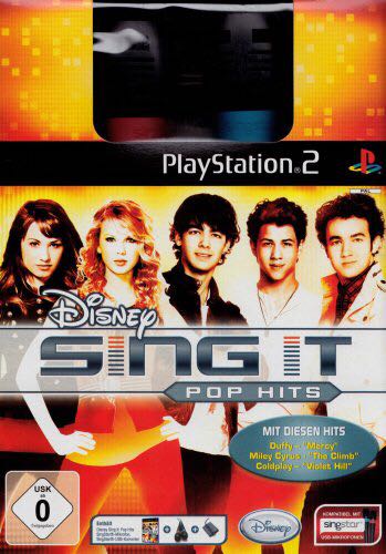 Disney Sing It - Pop Hits - Sony PlayStation 2 (PS2) (1-4) video game collectible [Barcode 8717418225544] - Main Image 2