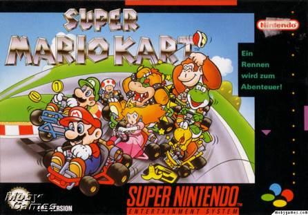 PAL: Super Mario Kart - Nintendo Super Nintendo Entertainment System (SNES) (Nintendo - 2) video game collectible - Main Image 1