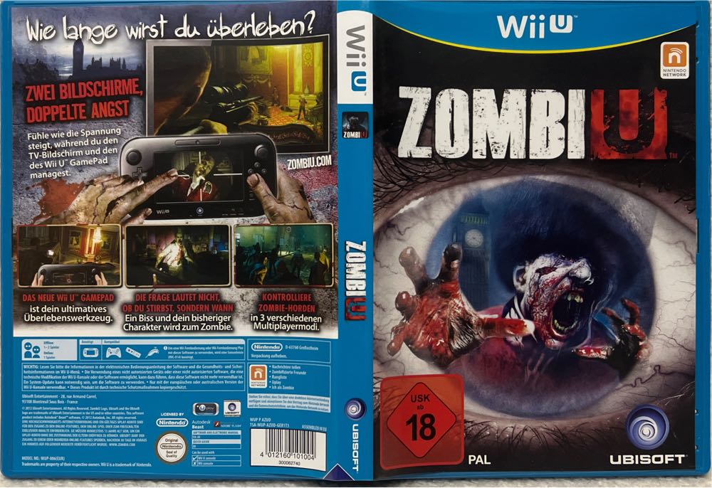 Zombi U - Nintendo Wii U (Ubisoft - 1) video game collectible [Barcode 4012160101004] - Main Image 3