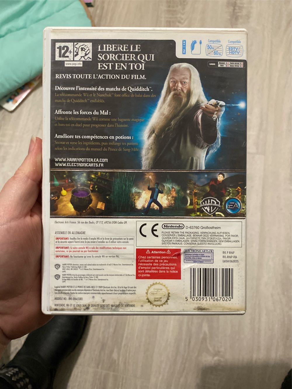 Harry Potter Et Le Prince De Sang Mele (Mvs État) - Nintendo Wii video game collectible [Barcode 5030931067020] - Main Image 2