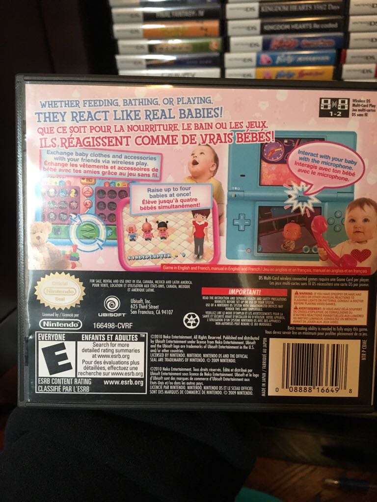 Baby Life - Nintendo DS (Ubisoft - 1-2) video game collectible [Barcode 008888166498] - Main Image 2