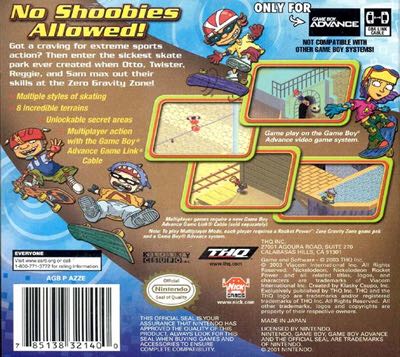 Rocket Power: Zero Gravity - Nintendo Game Boy Advance (GBA) (THQ) video game collectible - Main Image 2