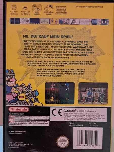 WarioWare, Inc. Mega Party Game$! - Nintendo GameCube (Nintendo - 1-4) video game collectible [Barcode 045496392550] - Main Image 4