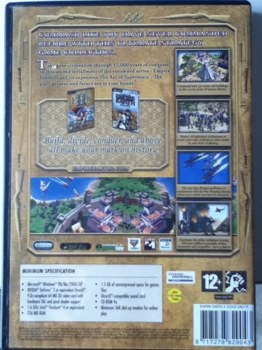 Empire Earth II - Gold Edition - PC (Sierra) video game collectible [Barcode 8717278829043] - Main Image 2