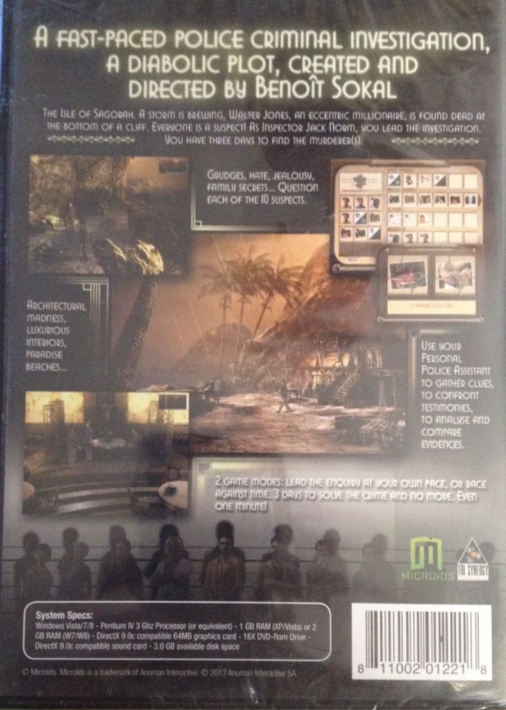 Sinking Island - PC (Tri Synergy) video game collectible [Barcode 7332325006140] - Main Image 2