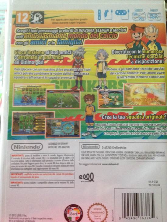 Inazuma Eleven Strikers - Nintendo Wii video game collectible [Barcode 045496363765] - Main Image 2
