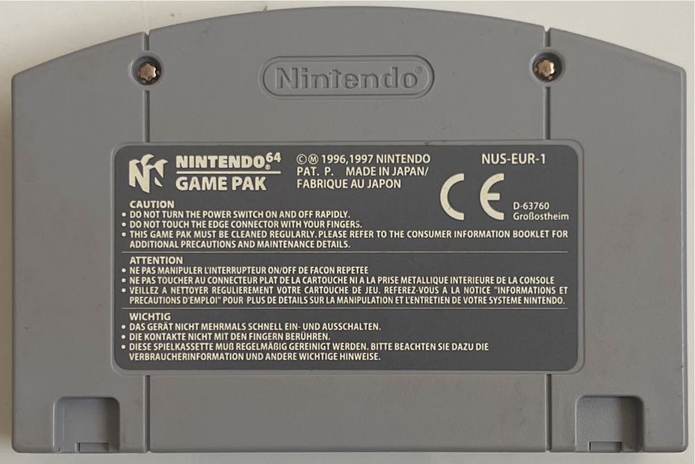 The World Is Not Enough - Nintendo 64 (N64) (Electronic Arts - 1-4) video game collectible - Main Image 2