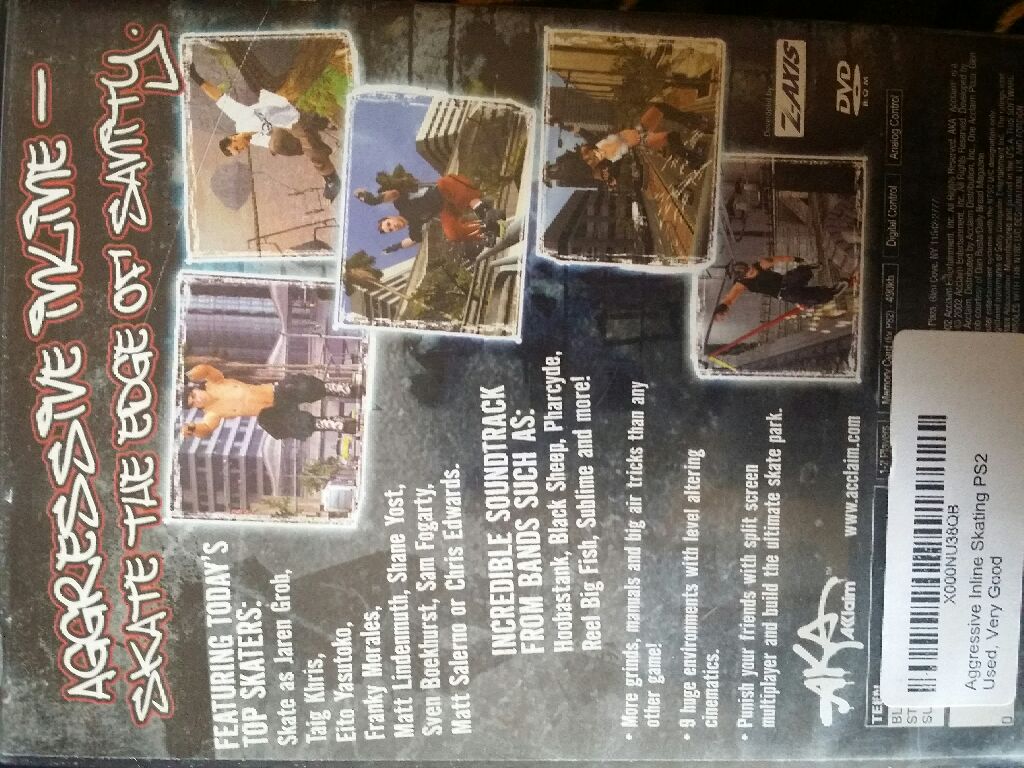 Agressive Inline  - Sony PlayStation 2 (PS2) video game collectible - Main Image 2
