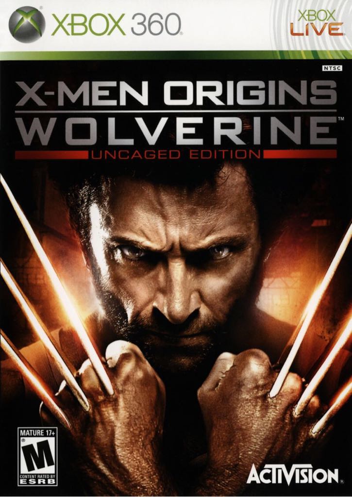 Xmen Origins: Wolverine (Uncaged Edition) - Microsoft Xbox 360 video game collectible - Main Image 1