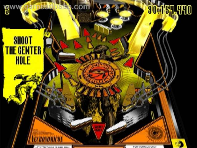 Digital Pinball: Necronomicon ~$28 - Sega Saturn (Kaze - 1) video game collectible [Barcode 4973393000031] - Main Image 2