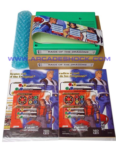 Rage Of The Dragons - Arcade (SNK - 2) video game collectible - Main Image 2
