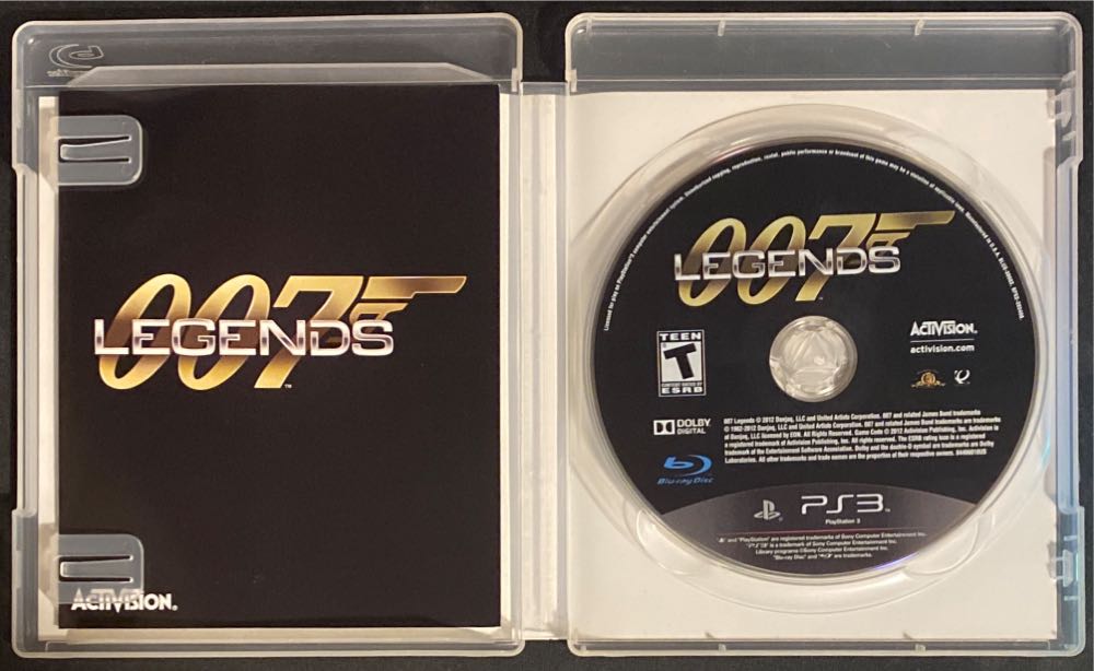 007: Legends - Sony PlayStation 3 (PS3) (Activision - 1-4 (2-12)) video game collectible [Barcode 047875844674] - Main Image 3
