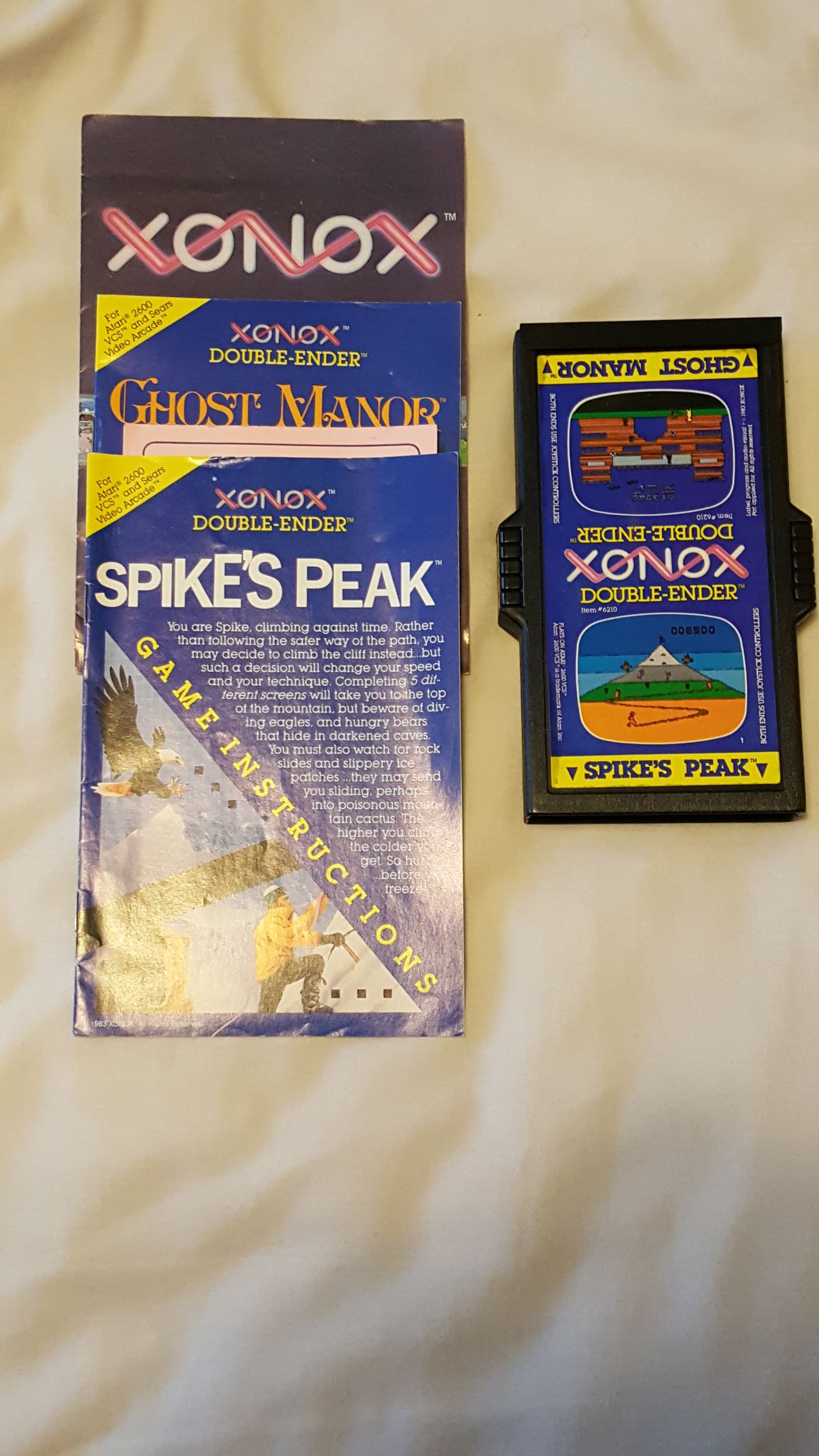 Spike’s Peak / Ghost Manor - Atari 2600 (Xonox) video game collectible - Main Image 2