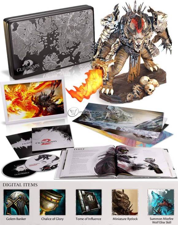 Guild Wars 2 Collectors Edition - PC (NCsoft) video game collectible [Barcode 01205183] - Main Image 2