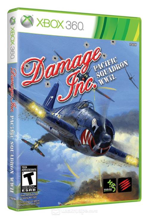 Damage Inc. Pacific Squadron WWII - Microsoft Xbox 360 video game collectible - Main Image 1