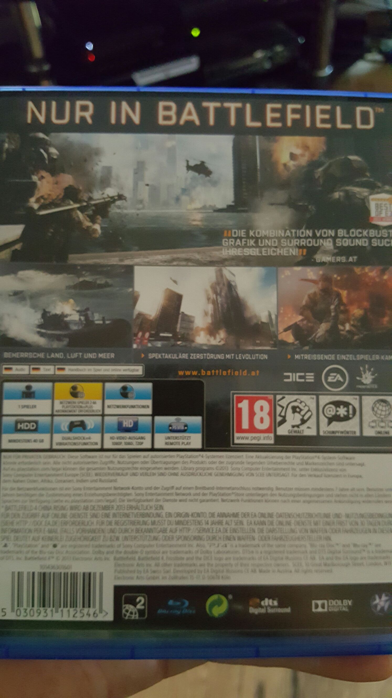 Battlefield 4 - Sony PlayStation 4 (PS4) ((EA) Electronic Arts - 1) video game collectible [Barcode 5030931112546] - Main Image 2