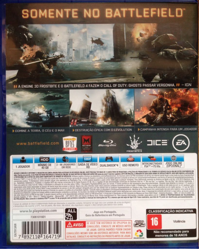 Battlefield 4 - Sony PlayStation 4 (PS4) ((EA) Electronic Arts - 1) video game collectible - Main Image 2