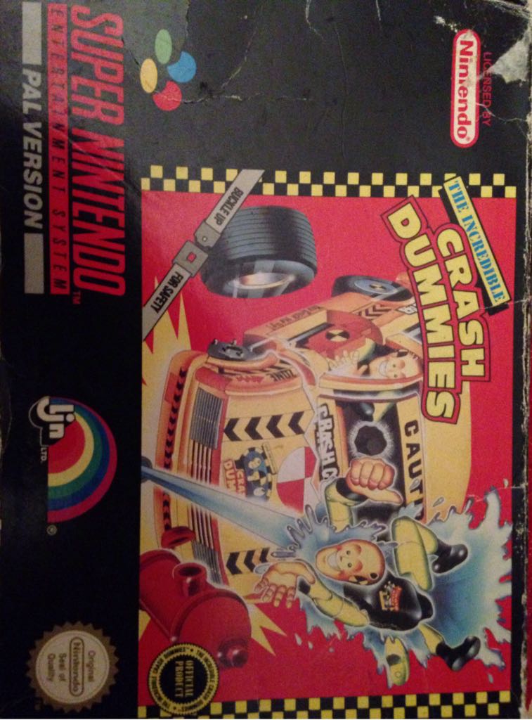 Crash Dummies (The Incredible) - Nintendo Super Nintendo Entertainment System (SNES) video game collectible - Main Image 1