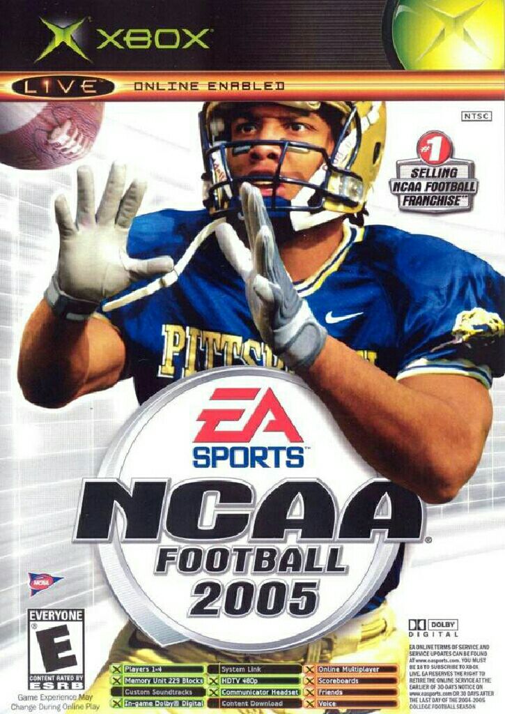 NCAA Football 2005 / Top Spin - Microsoft Xbox video game collectible - Main Image 1