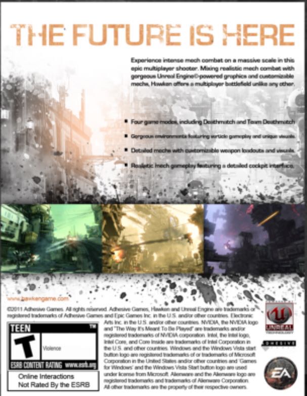 Hawken - Sony PlayStation Network (PSN) video game collectible - Main Image 2