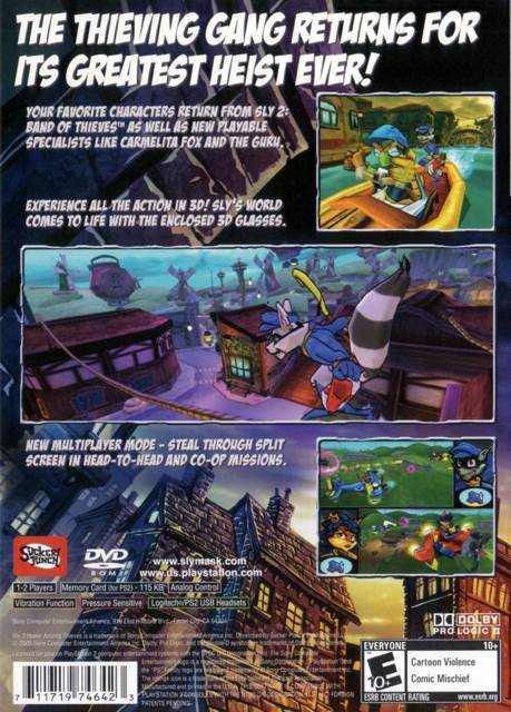 Sly 3 - Sony PlayStation 3 (PS3) (Sucker Punch) video game collectible - Main Image 2