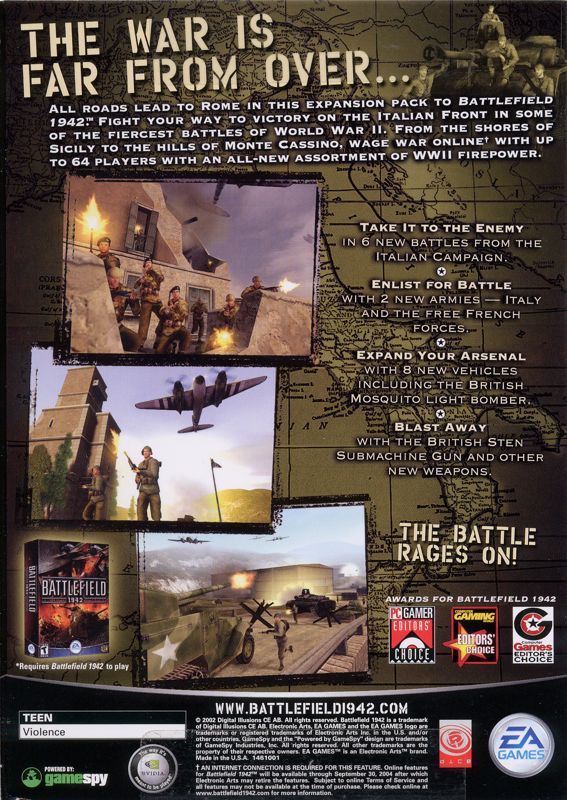 Battlefield The Road To Rome - PC video game collectible [Barcode 5035224033560] - Main Image 2