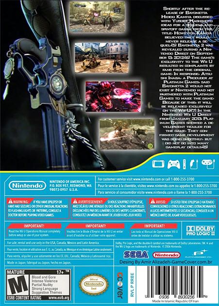 Bayonetta 2 - Nintendo Wii U (Nintendo - 1) video game collectible [Barcode 045496333713] - Main Image 2