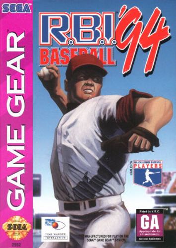 RBI Baseball ’94 - Sega Game Gear (Tengen - 1) video game collectible - Main Image 1