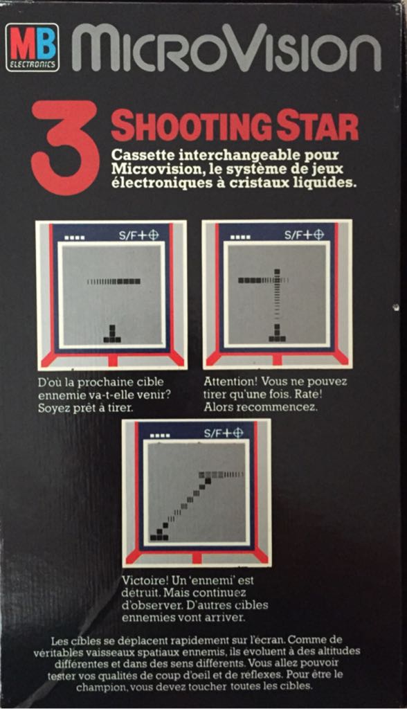 Shooting Star - Microvision video game collectible - Main Image 2