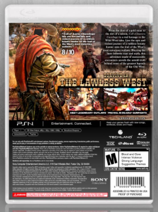 Call Of Juarez: Gunslinger - Sony PlayStation 3 (PS3) (1) video game collectible - Main Image 2