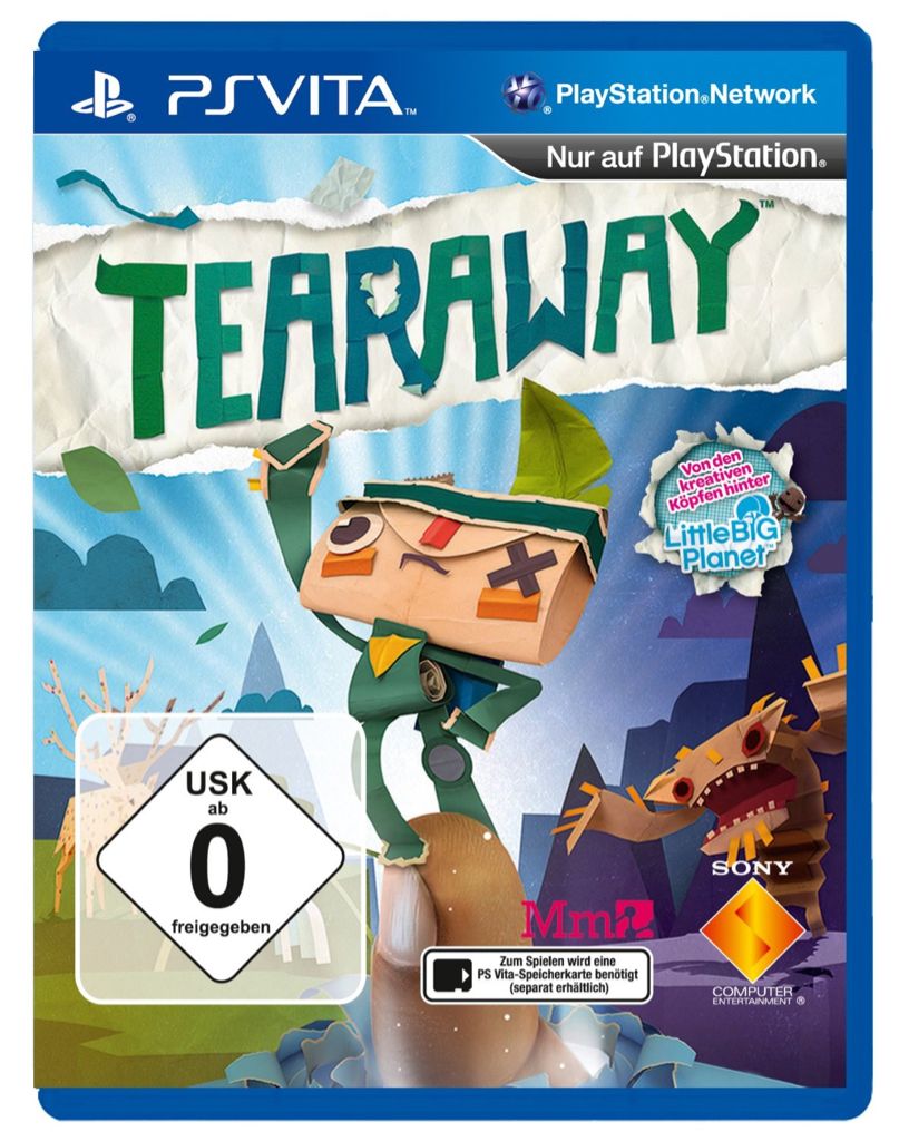 Tearaway - Sony PlayStation Vita (PS Vita) video game collectible - Main Image 1