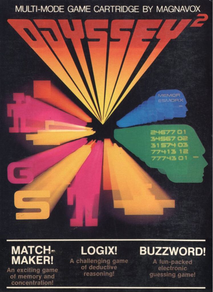 Match-Maker! Logix! Buzzword! - Magnavox Odyssey II video game collectible - Main Image 1