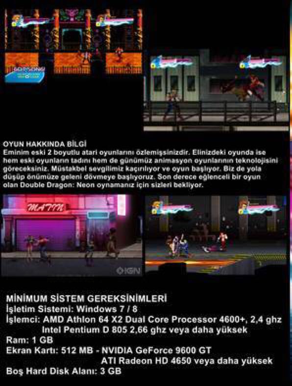 Double Dragon Neon - Microsoft Xbox 360 video game collectible - Main Image 2
