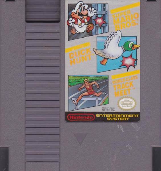 Super Mario Bros/ Duck Hunt/ Track Meet - Nintendo Entertainment System (NES) video game collectible - Main Image 1