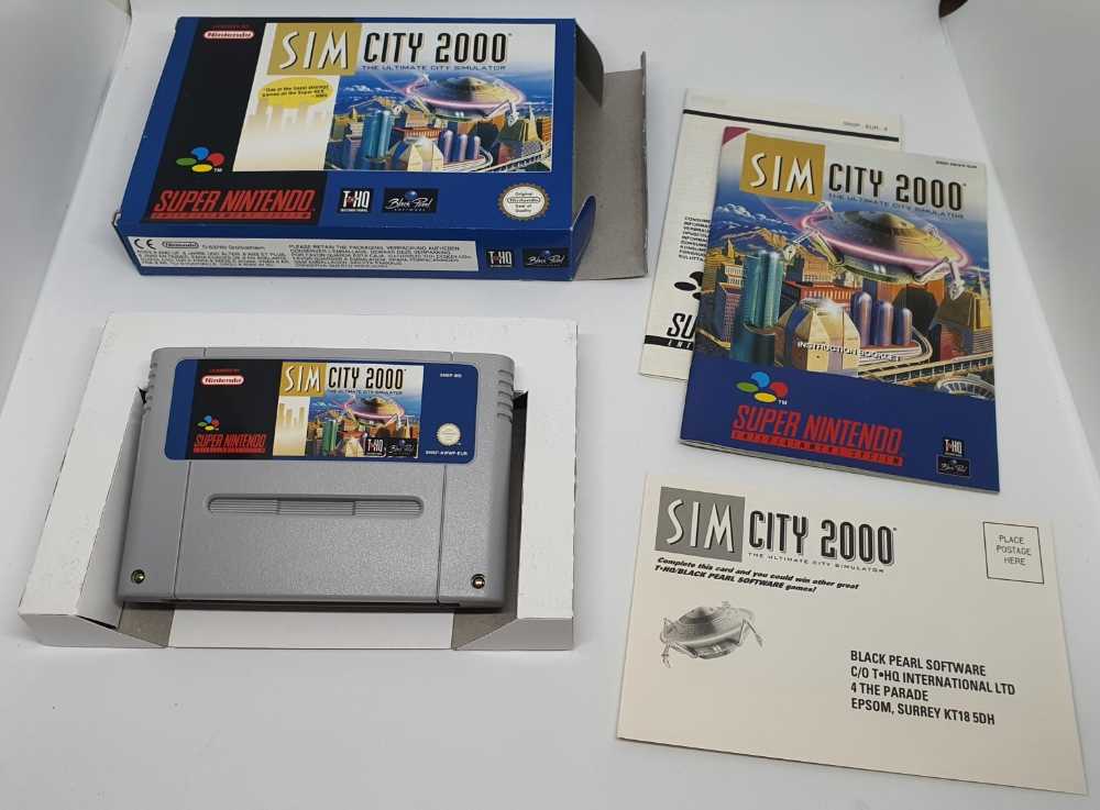 SimCity 2000 - Nintendo Super Nintendo Entertainment System (SNES) (THQ - 1) video game collectible [Barcode 785138330112] - Main Image 3