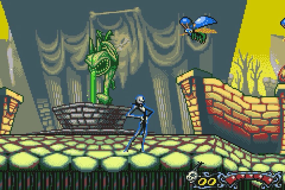 Tim Burton’s The Nightmare Before Christmas: The Pumpkin King - Nintendo Game Boy Advance (GBA) (Buena Vista Games - 1) video game collectible [Barcode 8717418061951] - Main Image 4