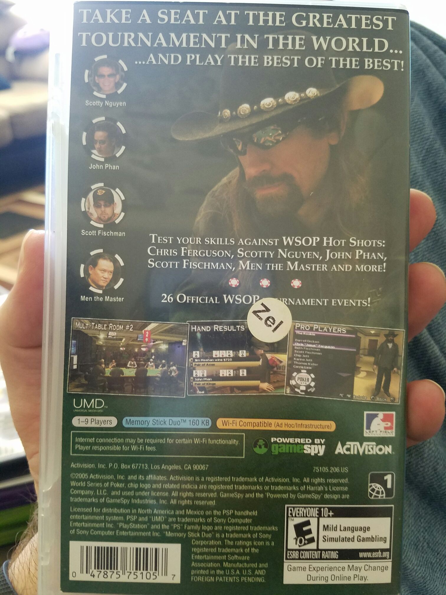 The Official Game World Series Of Poker - Sony PlayStation Portable (PSP) video game collectible - Main Image 2